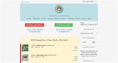 Desktop Screenshot of chien-perdu.org